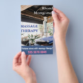 Massage Therapist Business Adverteren brochure (Hand)