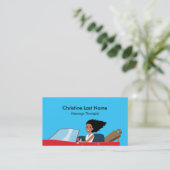 Massage Therapist Card 1 Visitekaartje (Staand voorkant)