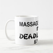 Massage Therapist Deadly Ninja bij nacht Koffiemok (Links)