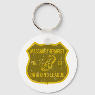 Massage Therapist Drink Liga Sleutelhanger