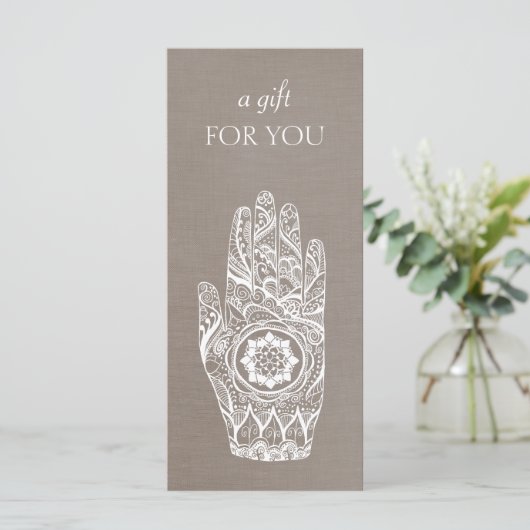 Massage Therapist Energy Healer Henna Lotus (Staand voorkant)