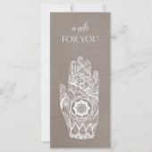 Massage Therapist Energy Healer Henna Lotus (Voorkant)