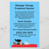 Massage Therapist Flyer (Voorkant)