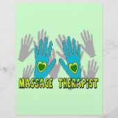 Massage Therapist Gifts Flyer (Voorkant)