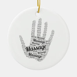 Massage Therapist Gifts Keramisch Ornament