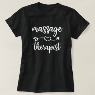 Massage Therapist Heart T-shirt