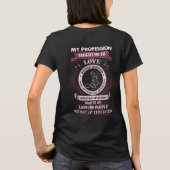 Massage Therapist heeft dit geleerd T-shirt (Achterkant)