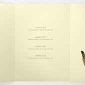 Massage Therapist Henna Mehndi Hands Drieluik Kaart (Binnenkant midden)