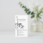 Massage Therapist Japanse tuinboe Visitekaartje (Staand voorkant)