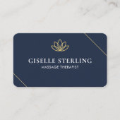 Massage Therapist Lotus Professional Visitekaartje (Voorkant)