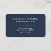 Massage Therapist Lotus Professional Visitekaartje (Achterkant)