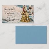 Massage Therapist Massage oil Visitekaartje (Voorkant / Achterkant)