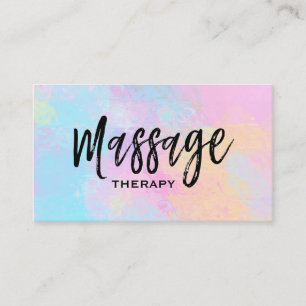 *~* Massage Therapist Massage Therapy Abstract Visitekaartje