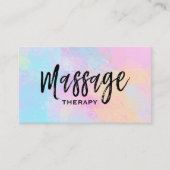 *~* Massage Therapist Massage Therapy Abstract Visitekaartje (Voorkant)