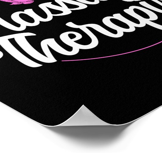 Massage Therapist Massage Therapy Licensed Massage Poster (Hoek)