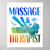 Massage Therapist Massage Therapy Massage Therapy Poster (Voorkant)
