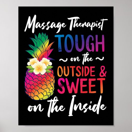 Massage Therapist Massage Therapy Massage Therapy Poster (Voorkant)