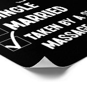 Massage Therapist Massage Therapy Relatie Poster (Hoek)