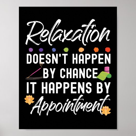 Massage Therapist Massage Therapy Relaxy Poster (Voorkant)