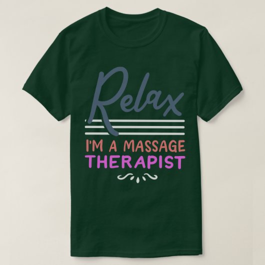 Massage Therapist Massage Therapy T-shirt (Design voorkant)