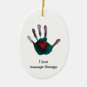 Massage Therapist Ornament (Voorkant)