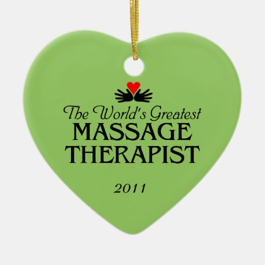 Massage Therapist Ornament (Voorkant)
