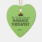 Massage Therapist Ornament (Links)