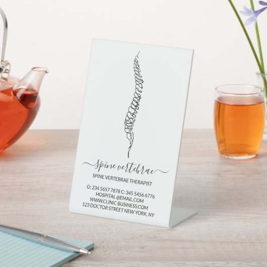 Massage Therapist Orthopedic doctor Reclamebord Met Voetstuk (Insitu)