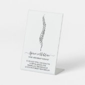 Massage Therapist Orthopedic doctor Reclamebord Met Voetstuk (Voorkant)