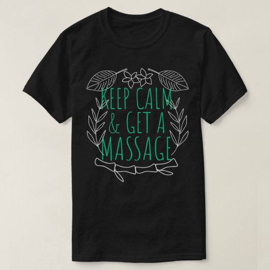 Massage Therapist Physical Therapy Funny Massage T T-shirt (Design voorkant)