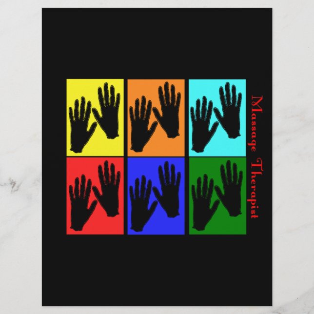 Massage Therapist Pop Art Gifts (Voorkant)