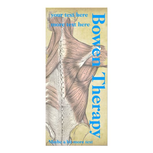 Massage Therapist Rack Cards Reclamekaart (Voorkant)