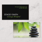 MASSAGE THERAPIST (RMT)-VISITEKAARTJE VISITEKAARTJE (Voorkant / Achterkant)