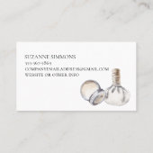 Massage Therapist Salon Boho Waterverf Visitekaartje (Achterkant)