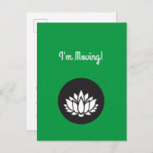 Massage Therapist Salon Moving Briefkaart (Voorkant / Achterkant)