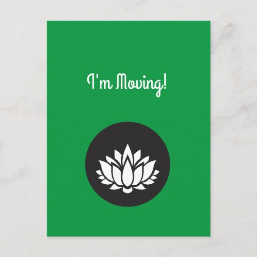 Massage Therapist Salon Moving Briefkaart (Voorkant)