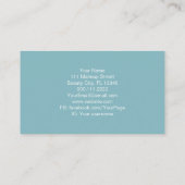 Massage Therapist Salon Spa Stylist Zen Stones Visitekaartje (Achterkant)