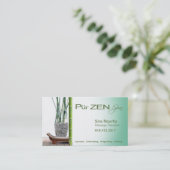 Massage Therapist Spa Business Card-sjabloon Visitekaartje (Staand voorkant)