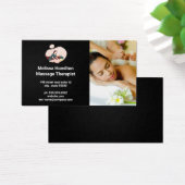 Massage Therapist | Spa Logo Visitekaartje (Bureau)