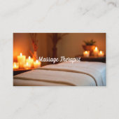 Massage Therapist Spa Visitekaartje (Voorkant)