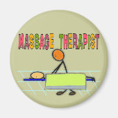 Massage Therapist Stick People Design Gifts Magneet (Voorkant)