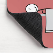 Massage Therapist Stick Person Muismat (Hoek)