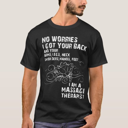 MASSAGE THERAPIST T-SHIRT (Voorkant)