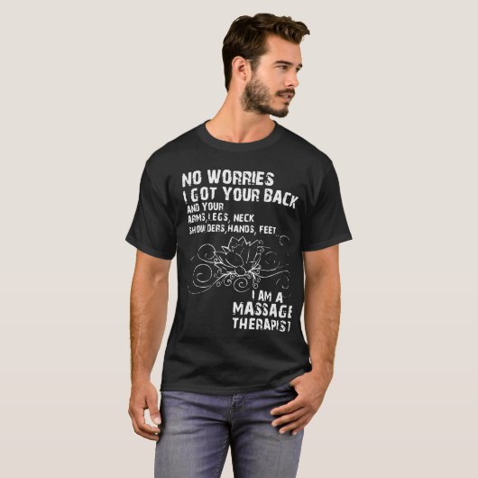 MASSAGE THERAPIST T-SHIRT (Voorkant volledig)