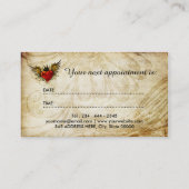 Massage Therapist Tattoo Benoemingskaart Afsprakenkaartje (Achterkant)