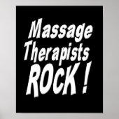 Massage Therapisten Rock! Poster afdrukken (Voorkant)
