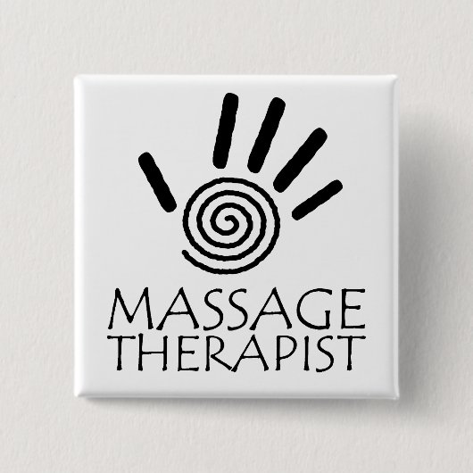 Massage Therapistische Button (Voorkant)