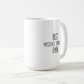 Massage Therapistische Mok, beste massagetherapie Koffiemok (Voorkant rechts)