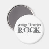 Massage Therapists Rock Magneet (Voorkant / Achterkant)