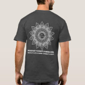 Massage Therapy Foundation Mandala T-shirt (Achterkant)